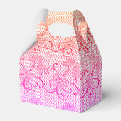 フローラレースパターンシェード（ピンクとオレンジ） フェイバーボックス (裏面サイド)