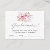 フローラレースブライダルシャワーゲキスをするーム エンクロージャーカード (正面)