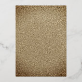 フローラレースブルゴーニュキンセアニェラ誕生日 箔招待状 (裏面)