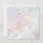 ~フローラレースマーブルロマンチックビンテージ結婚式 招待状 (裏面)