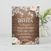 フローラレースメイスンジャールライツスウィート16誕生日 招待状 (スタンド正面)