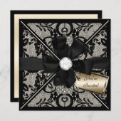 フローラレース招待状とダイヤモンドボウ 招待状 (正面/裏面)