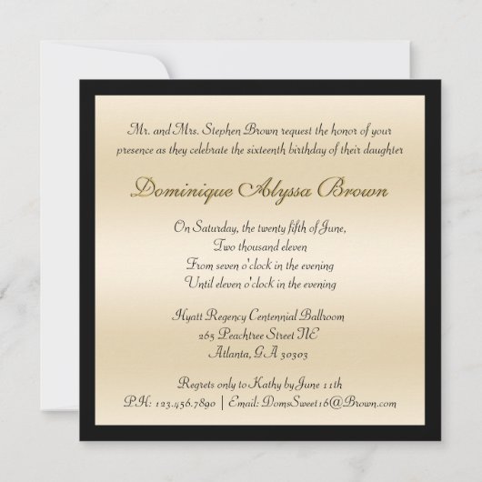 フローラレース招待状とダイヤモンドボウ 招待状 (裏面)