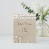 フローラレース結婚蝶 ポストカード (スタンド正面)