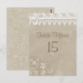 フローラレース結婚蝶 ポストカード (正面/裏面)