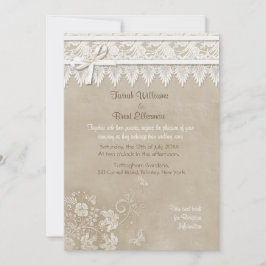 フローラレース結婚蝶 招待状