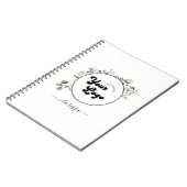 フローラロカスタムゴ会社の会社名ガーリー ノートブック (左側)