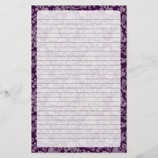 フローラロコ結婚ーの，文房具 便箋 (正面)