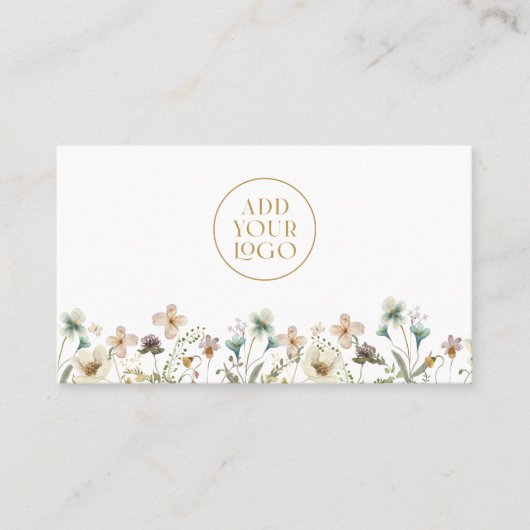 フローラロゴ名刺 名刺 (正面)