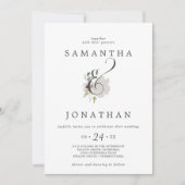 フローラロマンスアンパ結婚ンサンド 招待状 (正面)