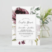 フローラロマンスカップルのシャワー 招待状 (スタンド正面)