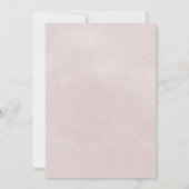 フローラロマンスカップルのシャワー 招待状 (裏面)