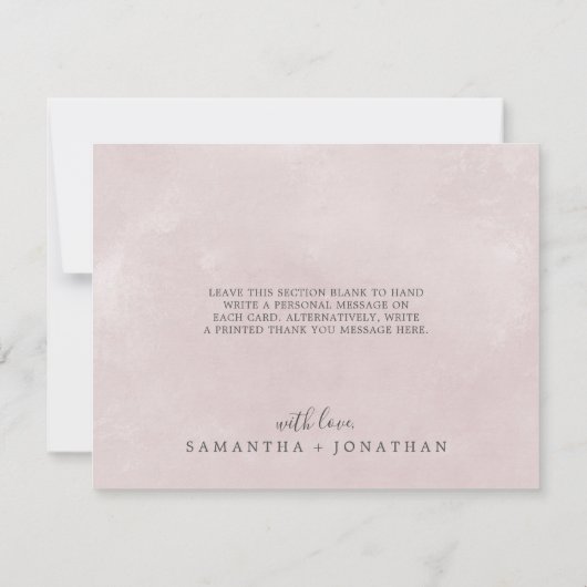 フローラロマンスサンキューカード サンキューカード (裏面)