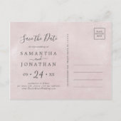 フローラロマンスセーブ・ザ・デート案内はがき インビテーションポストカード (裏面)