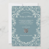 フローラロマンスチノイスリークラシックヴィンテージブルー セーブザデート (裏面)