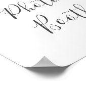 フローラロマンスフォトブースの看板 ポスター (角)