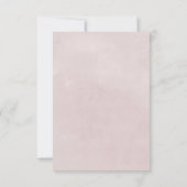 フローラロマンスメニュー選択RSVPカード 出欠カード (裏面)