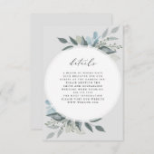 フローラロマンス詳細 出欠カード (正面/裏面)