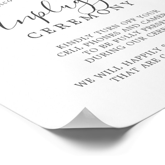 フローラロマンス非詰め込み式標識 ポスター (角)