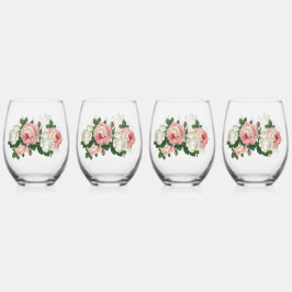 フローラロマンス ステムなしワイングラス