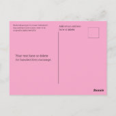 フローラロマンチックバレンタインラブフレンドシップマソニック ポストカード (裏面)