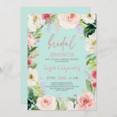 フローラロマンチックブライダルブランチ招待状 招待状 (正面/裏面)