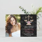 フローラロースクール卒業写真発表 招待状 (スタンド正面)