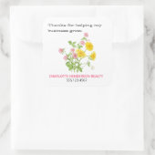 フローラワイルドフラワーのお客様ありがとうございます スクエアシール (バッグ)