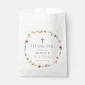 フローラワイルドフラワーガールバプテススチャサンキューバプシオアシスバッグ フェイバーバッグ (正面)