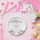 フローラワイルドフラワーガールバースデーパーティー ペーパープレート (パーティー)