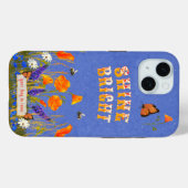 フローラワイルドフラワーケシ蝶インスピレーション Case-Mate iPhoneケース (裏面 (横))