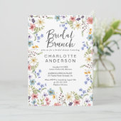 フローラワイルドフラワーブライダルシャワーブライダルブランチ 招待状 (スタンド正面)