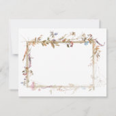 フローラワイルドフラワーブライダルシャワーレシピ ノートカード (裏面)