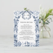 フローラワイルドフラワーブルーホワイト春詳細 エンクロージャーカード (スタンド正面)