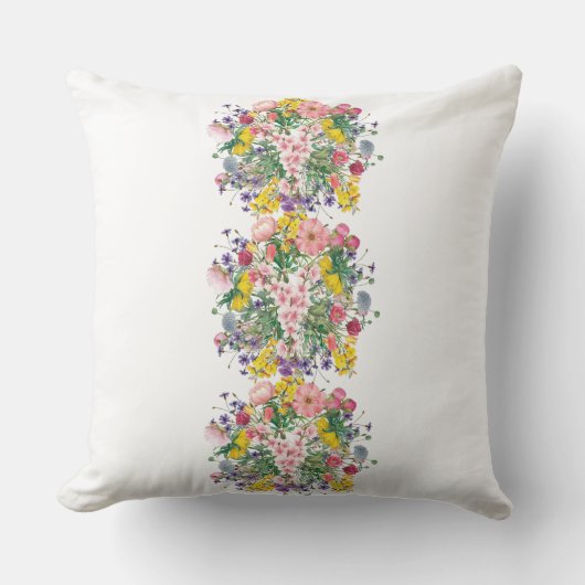 フローラワイルドフラワーブーケ装飾用クッション クッション (正面)