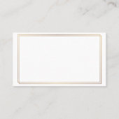 フローラワインラッフルチケットブライダルシャワーカード プレイスカード (裏面)