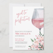 フローラワイン60th誕生日パーティー 招待状 (正面)