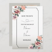 フローラワルマ招待 招待状 (正面/裏面)