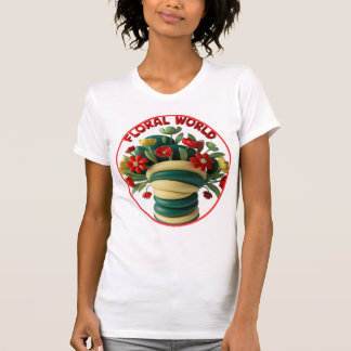 フローラワールド・グラフィック・ウィメンズTシャツ Tシャツ