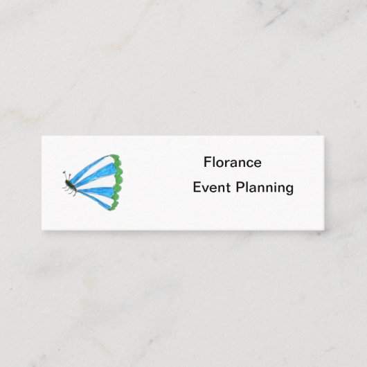 フローランスミニ名刺 スキニー名刺 (正面)