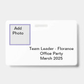 フローランスIDバッジ バッジ (裏面)