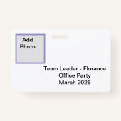 フローランスIDバッジ バッジ (裏面)