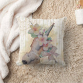 フローラヴァイオリンボガンハウスプリント クッション (ブランケット)