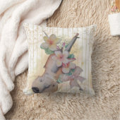 フローラヴァイオリンボガンハウスプリント クッション (ブランケット)