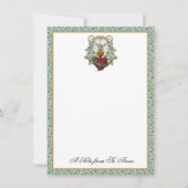 フローラヴァージンマリーカトリック宗教感謝 サンキューカード (正面)