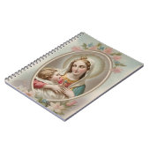 フローラヴァージンメアリーとイエズスの子のノート ノートブック (左側)