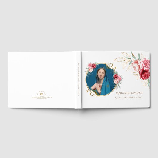 フローラヴァージンメアリー葬儀記念ゲストハウス ゲストブック (全面)