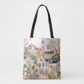 フローラヴィレッジシーントートバッグコテージコアトート トートバッグ (正面)