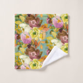 フローラヴィンテージの色 バスタオルセット (ウォッシュタオル)