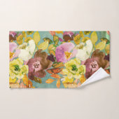 フローラヴィンテージの色 バスタオルセット (ハンドタオル)